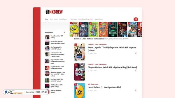 nxbrew.net screenshot