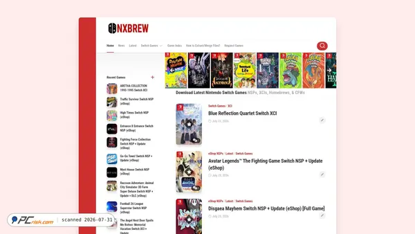 nxbrew.net screenshot