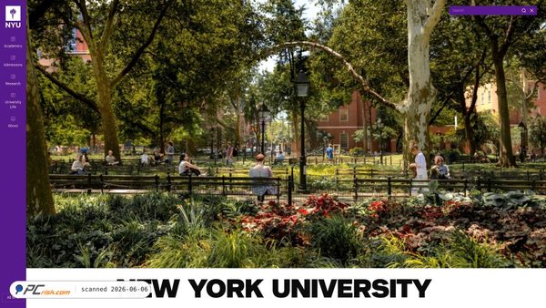 nyu.edu screenshot