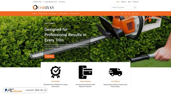 oaklyan.store screenshot