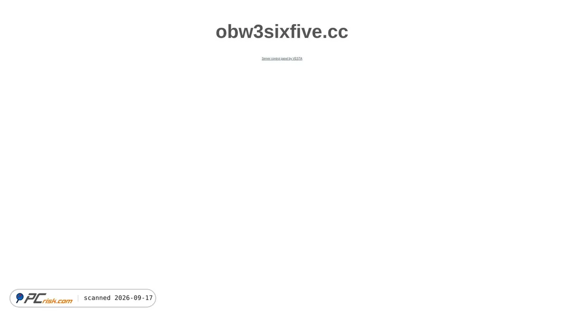 Screenshot of obw3sixfive.cc