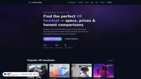 oculus-app.com screenshot