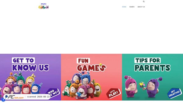 oddbods.com screenshot