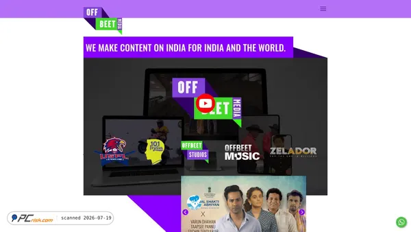 offbeet.in screenshot