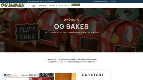 Captura de ecrã de ogbakes-official.com
