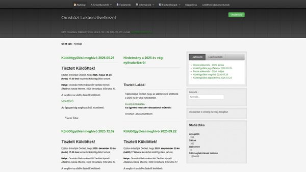 ohlakszov.hu screenshot