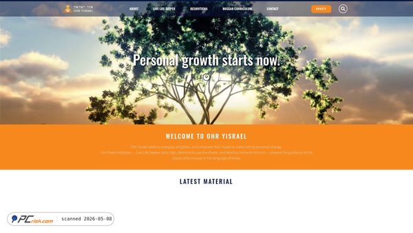 ohr-yisrael.com screenshot