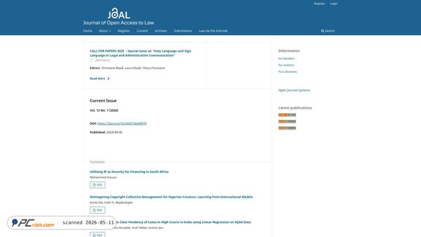 ojs.law.cornell.edu screenshot