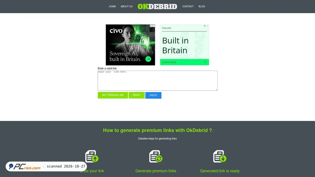 Screenshot of okdebrid.com