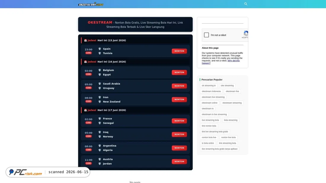 Screenshot of okestream1.eu.org