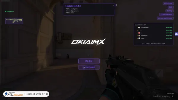 okiaimx.com screenshot