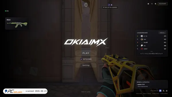 okiaimx.com screenshot