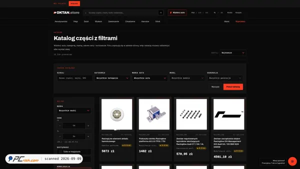 oktan.store Screenshot