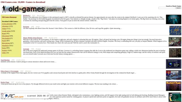 old-games.com screenshot