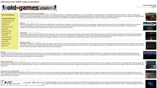 old-games.com screenshot