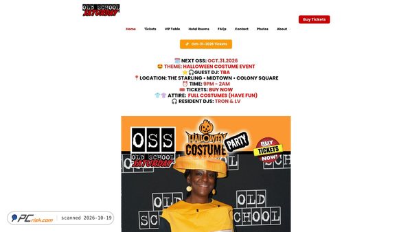 oldschoolsaturday.com Screenshot