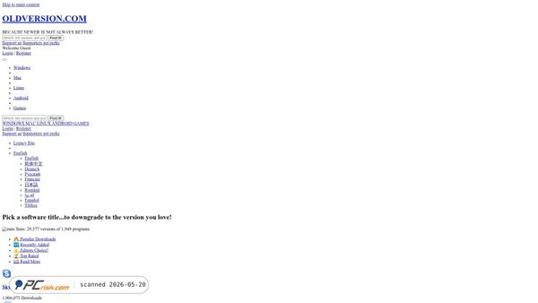 oldversion.com screenshot