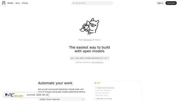 ollama.com screenshot