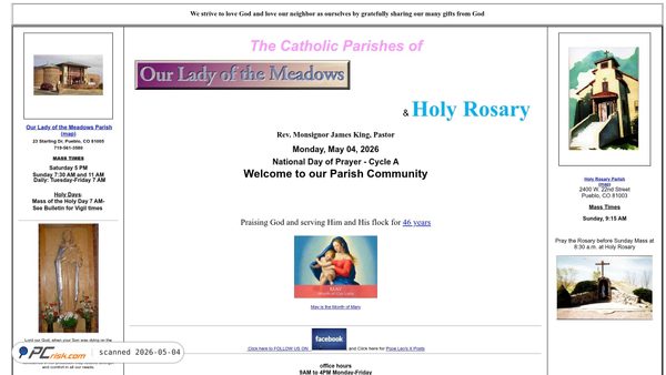 olm-parish.com screenshot