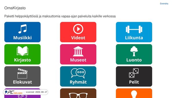 omakirjasto.fi Screenshot