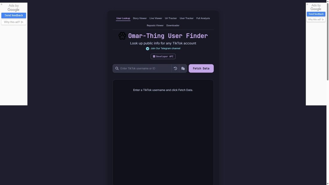Screenshot di omar-thing.site