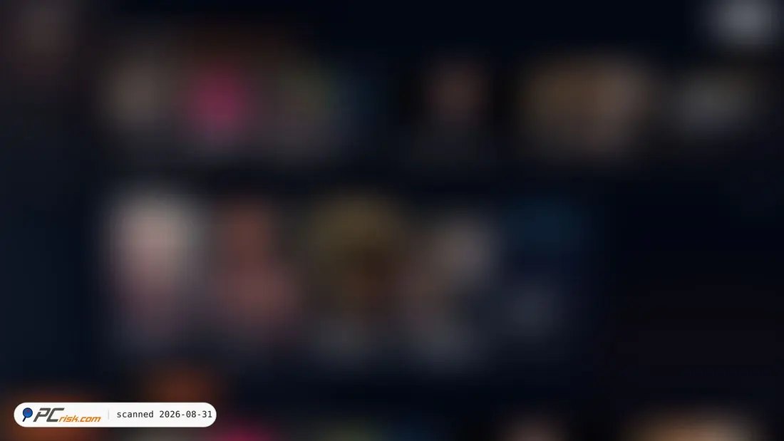 Screenshot von omeglevault.com