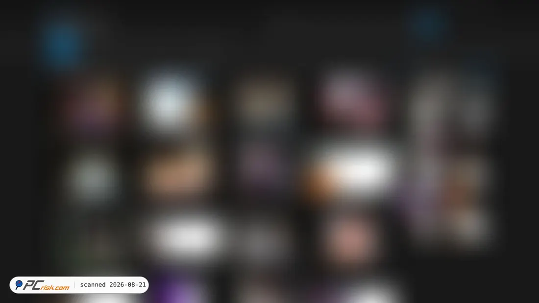 Screenshot von omeglevids.com