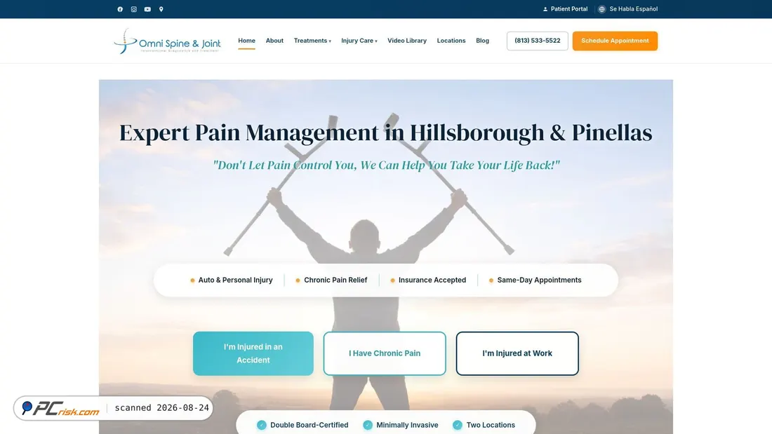 Screenshot of omnisj.com