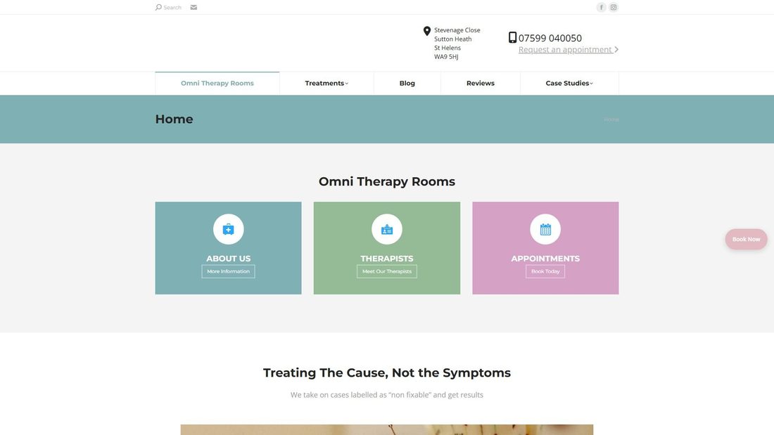 Screenshot di omnitherapyrooms.co.uk