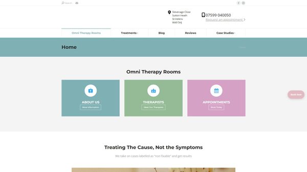 omnitherapyrooms.co.uk screenshot