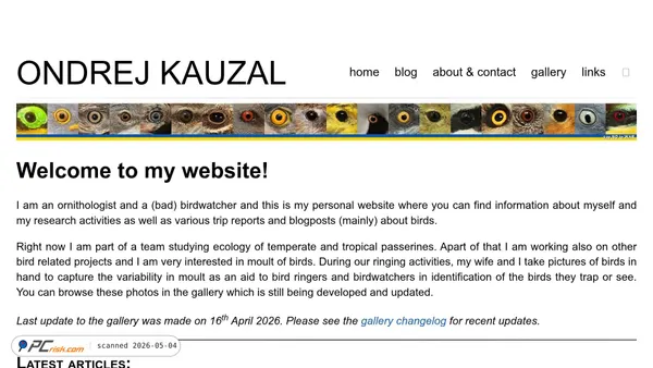 ondrejkauzal.org screenshot