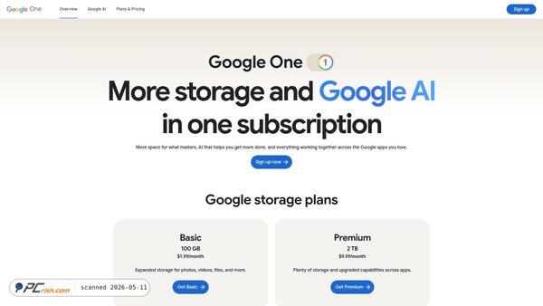 one.google.com screenshot