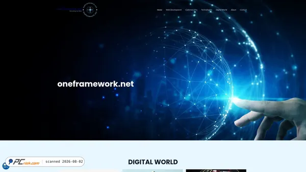 oneframework.net screenshot