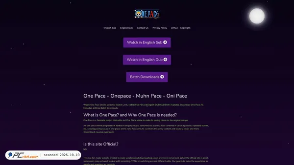 onepace.co screenshot