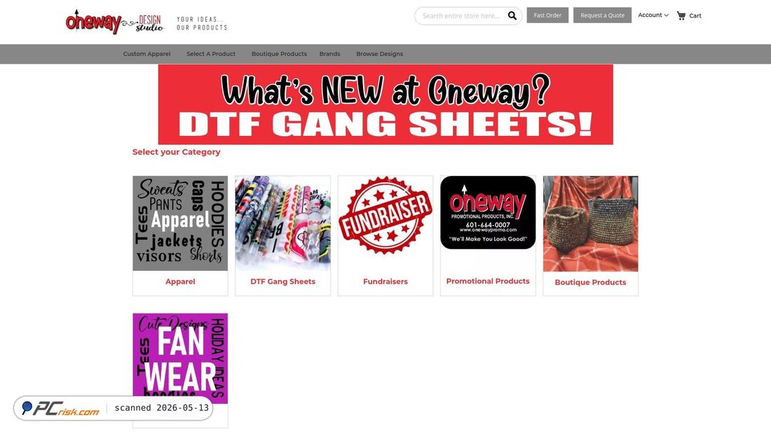 Screenshot von onewaydesignstudio.com