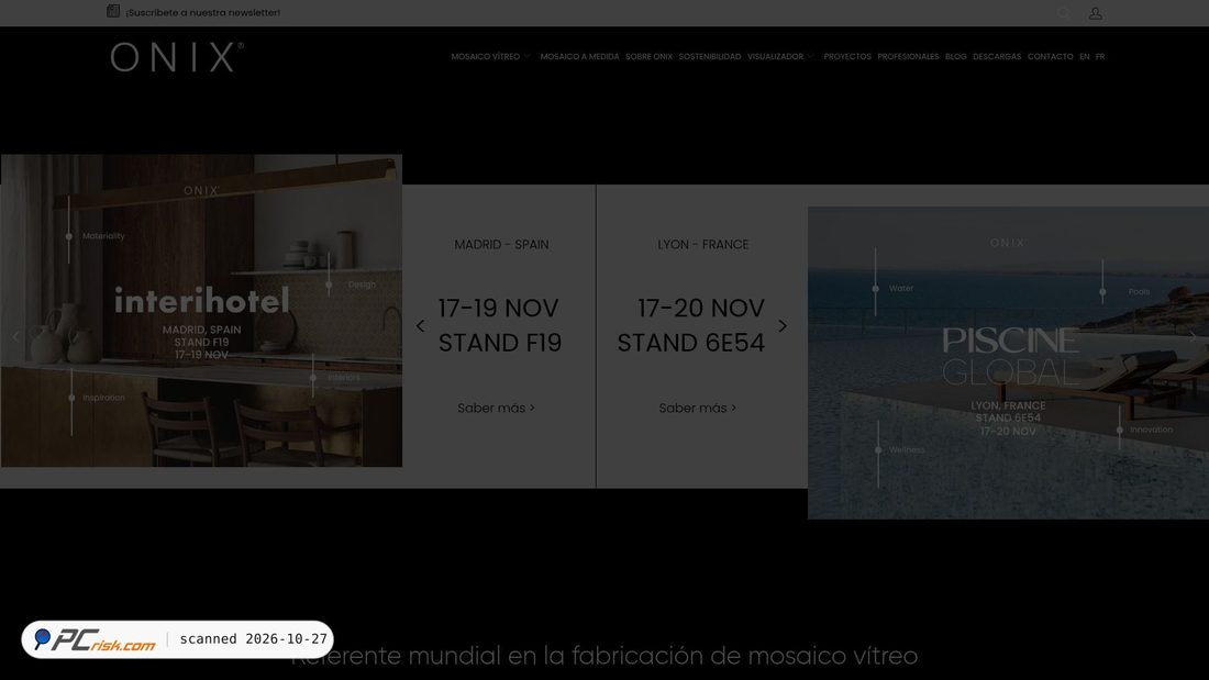Screenshot von onixmosaico.com