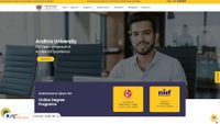 onlineausde.andhrauniversity.edu.in screenshot