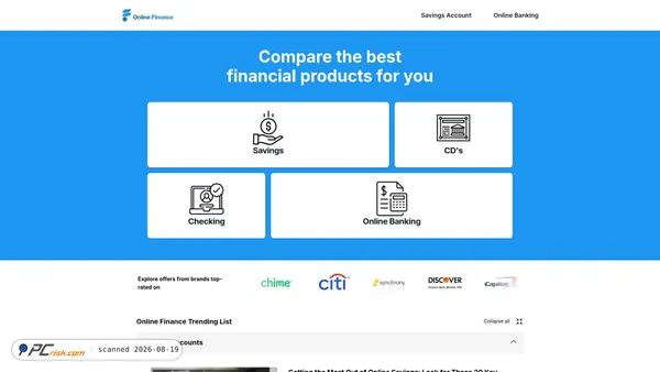 onlinefinance.net screenshot