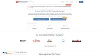 Capture d’écran de onlinetexttools.com