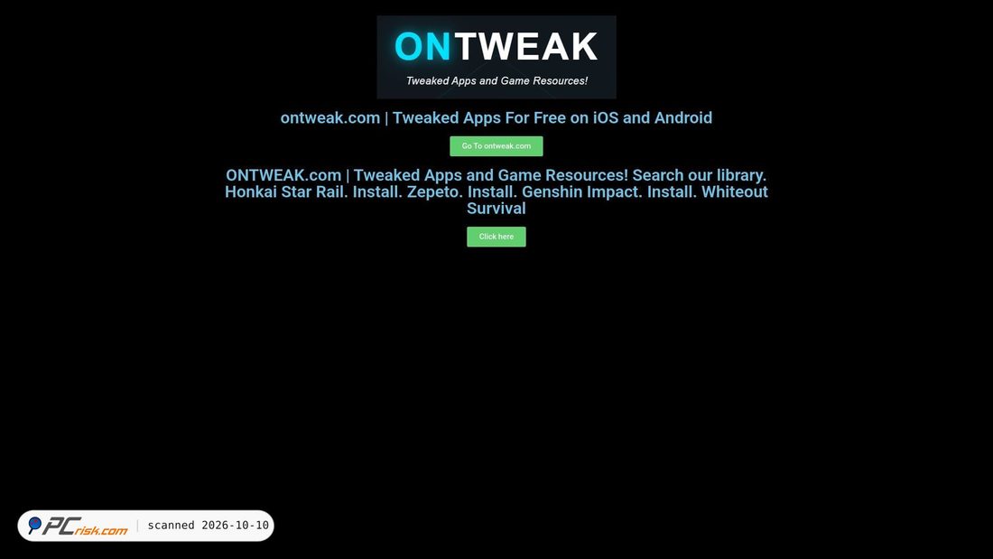 Zrzut ekranu ontweak.store