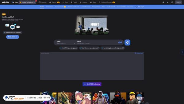 op.gg screenshot