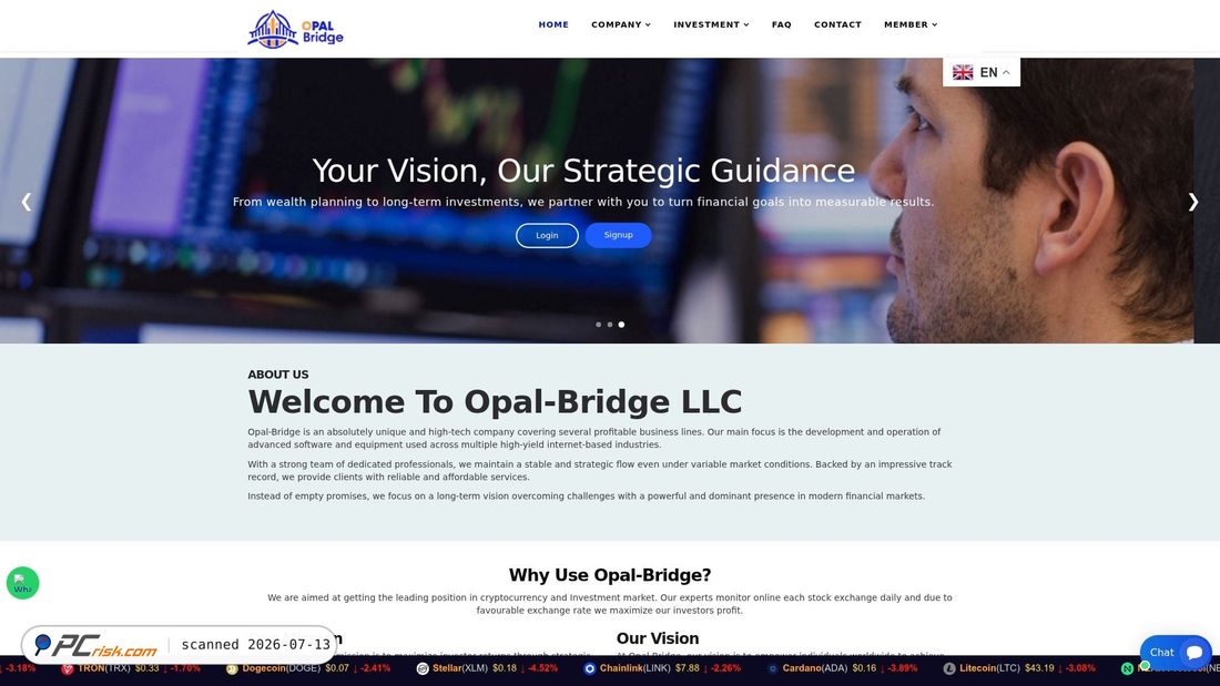 Screenshot of opal-bridge.com