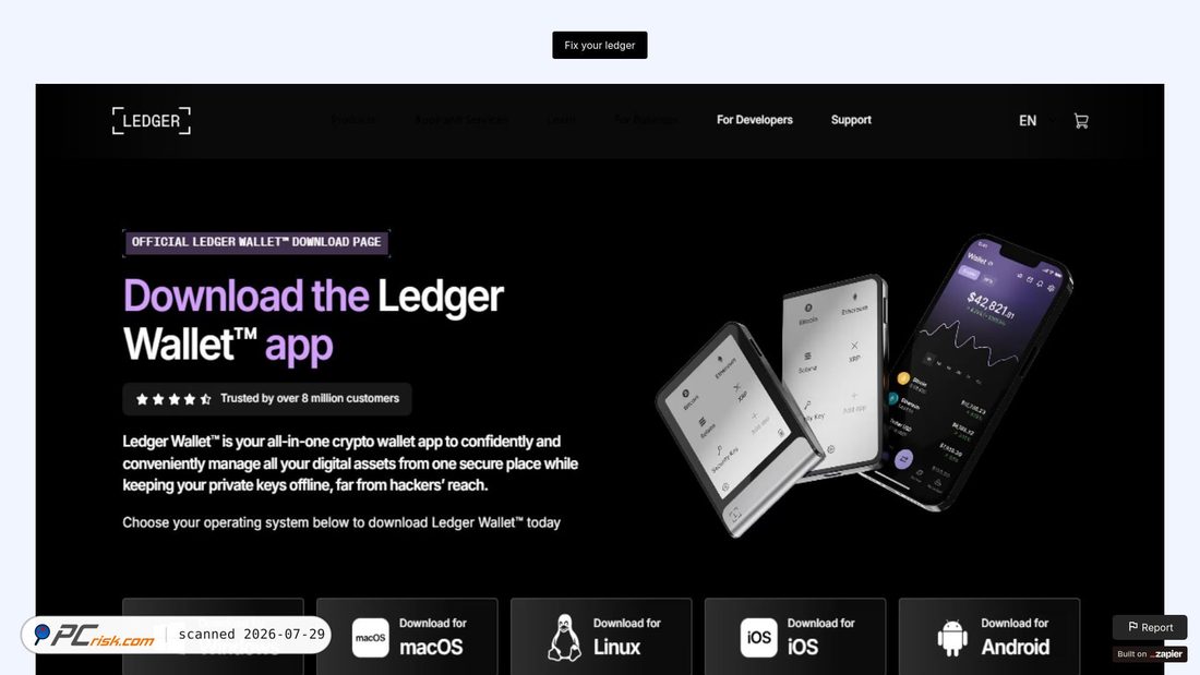 Screenshot of open-ledgeerlive-offical.zapier.app