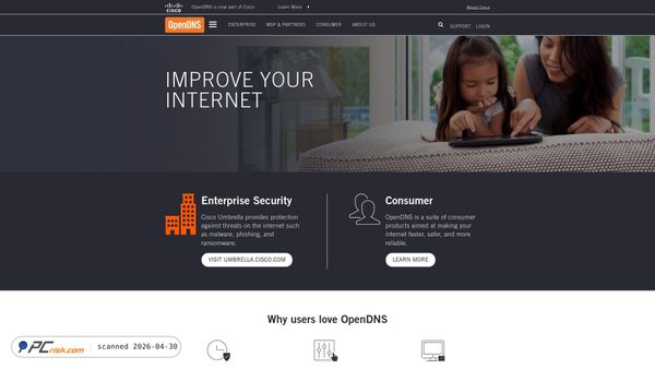 opendns.com screenshot