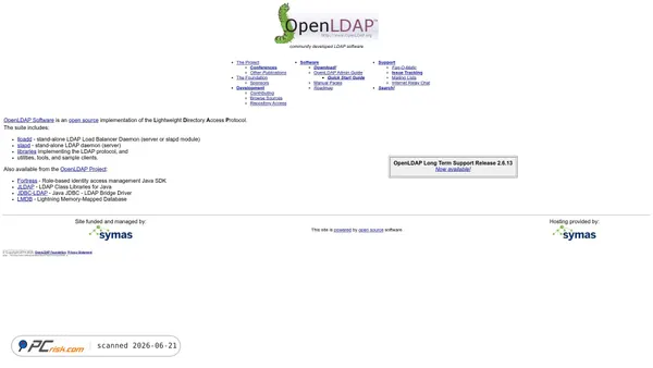 openldap.org screenshot