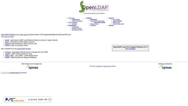 openldap.org screenshot