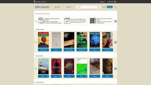 openlibrary.org screenshot