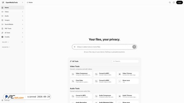openmedia.tools screenshot
