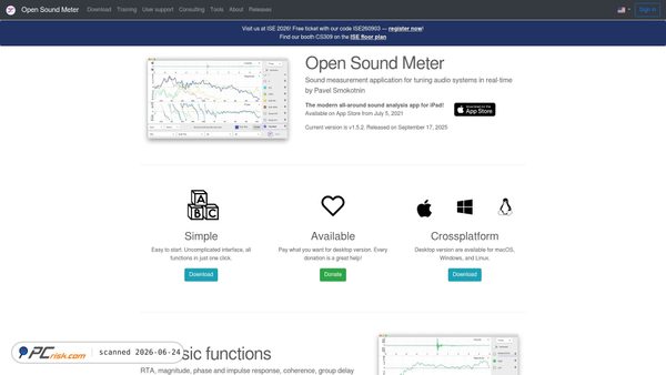 opensoundmeter.com screenshot