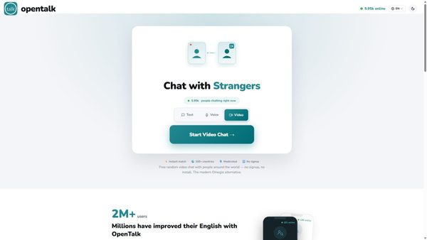 opentalk.club screenshot